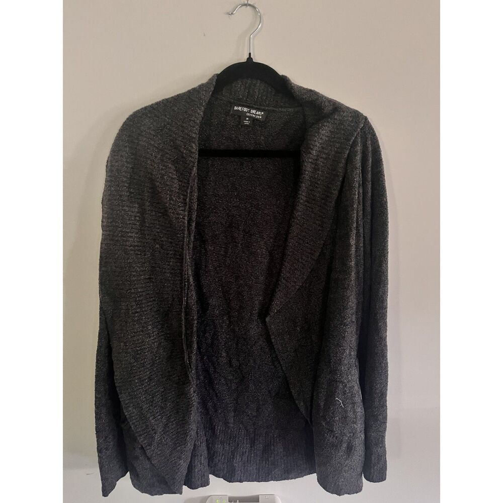 Barefoot Dreams Cardigan Women S Dark Grey CozyChic Lite Cardigan